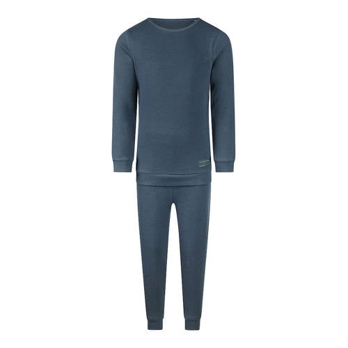 Koko Noko pyjama blauw Jongens Katoen Ronde hals Effen - maat 122/128 afbeelding