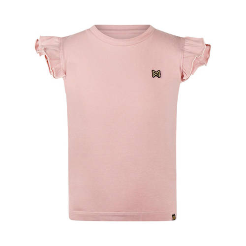 Koko Noko T-shirt roze Meisjes Katoen Ronde hals Effen - maat 98 afbeelding