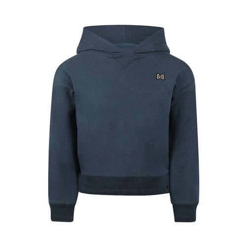 Koko Noko hoodie donkerblauw Sweater Meisjes Katoen Capuchon Effen - maat 116 afbeelding