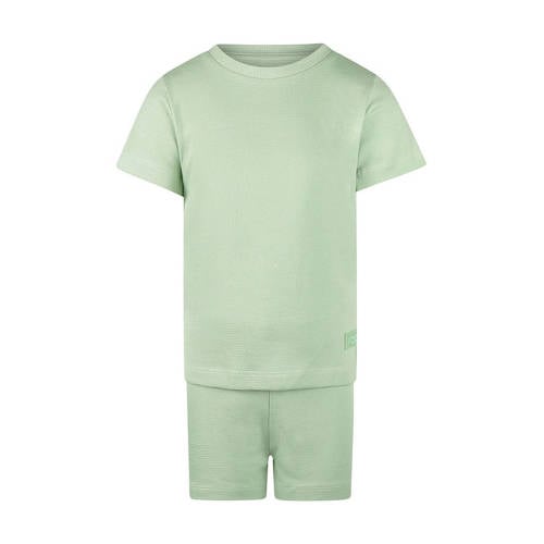 Koko Noko shortama groen Jongens/Meisjes Katoen Ronde hals Effen