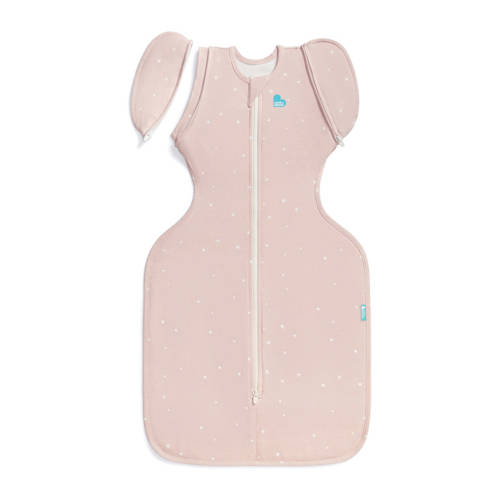 Love to Dream overgangsslaapzak swaddle up ORIGINAL Fase 2 all season powder Pink Inbakerdoek Roze 3-6 mnd afbeelding