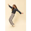 LOOXS 10sixteen wide leg casual broek lichtgrijs