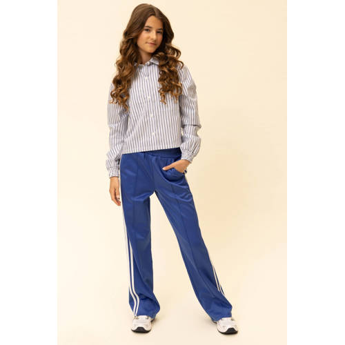 LOOXS 10sixteen Straight casual broek blauw Meisjes Katoen Effen - maat 134 afbeelding