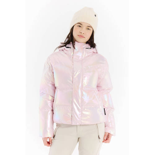 Protest ski jas PRTRena lichtroze Skijack Meisjes Polyester Capuchon - maat 164 afbeelding