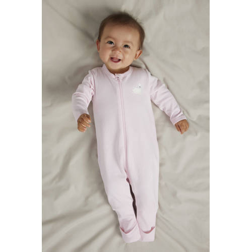 NAME IT BABY pyjama - set van 2 roze/blauw Multi Meisjes Katoen - maat 74 afbeelding