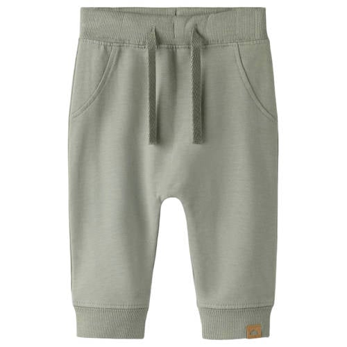 NAME IT BABY regular babybroek Groen Jongens Katoen Effen - maat 104 afbeelding