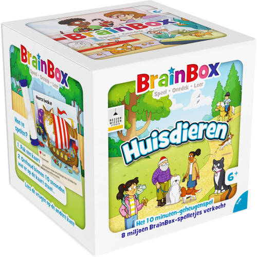 Bezzerwizzer BrainBox Huisdieren Bordspel | Bordspel van Bezzerwizzer afbeelding