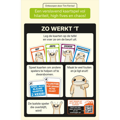 Exploding Kittens Coyote Kaartspel | Kaartspel van Exploding Kittens