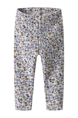 regular gebloemde casual broek lila