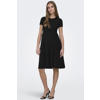 ONLY MATERNITY zwangerschaps midi jurk zwart