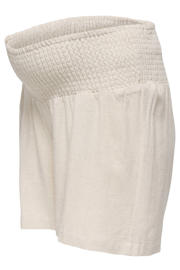 thumbnail: ONLY MATERNITY regular high waist zwangerschaps casual short ecru