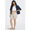 ONLY MATERNITY regular high waist zwangerschaps casual short ecru
