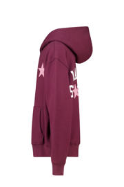 thumbnail: America Today sweater met backprint donkerrood