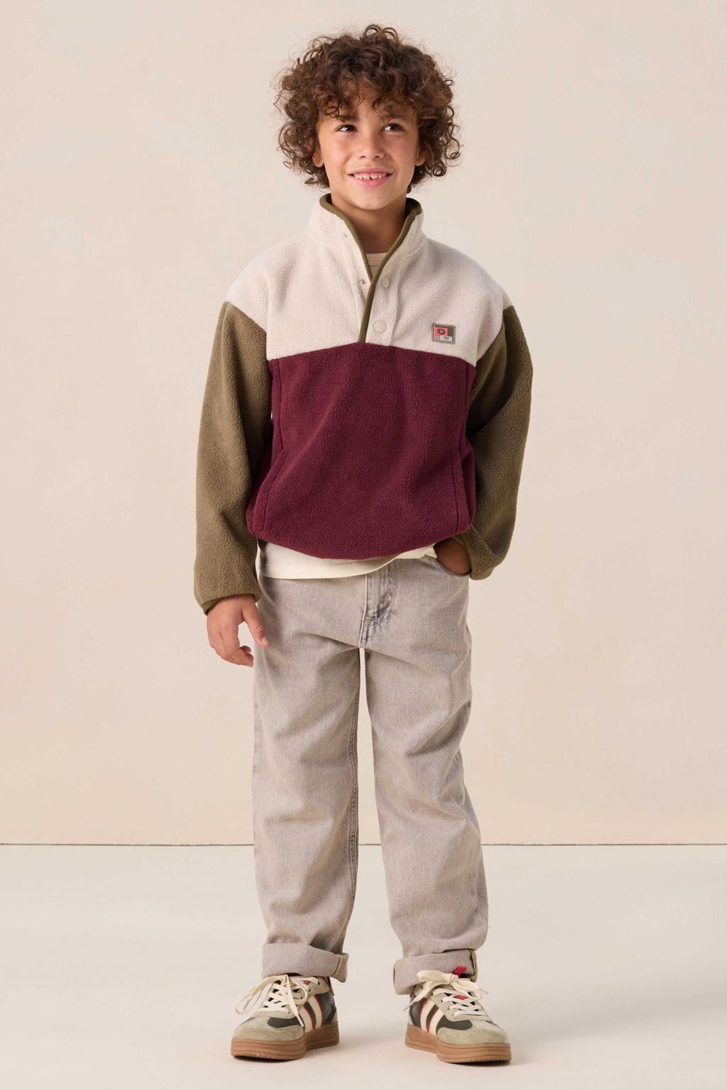 Sissy-Boy teddy pullover donkerrood
