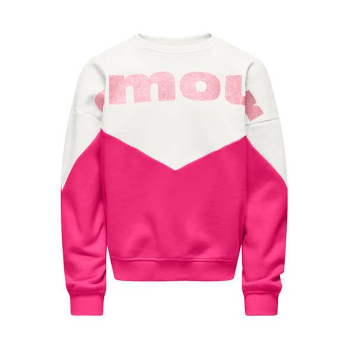 KIDS ONLY GIRL sweater fuchsia Roze Meerkleurig - maat 134/140 afbeelding
