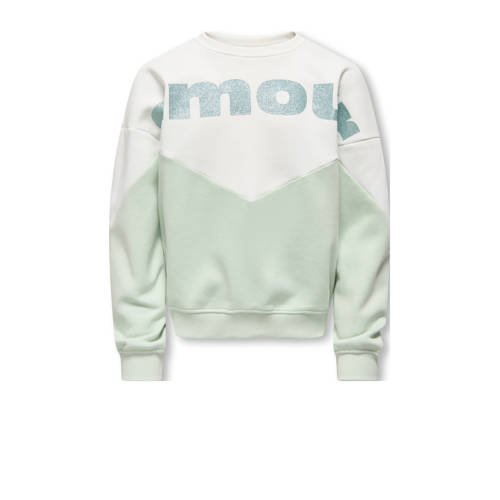 KIDS ONLY GIRL sweater lichtgroen Meerkleurig - maat 134/140 afbeelding