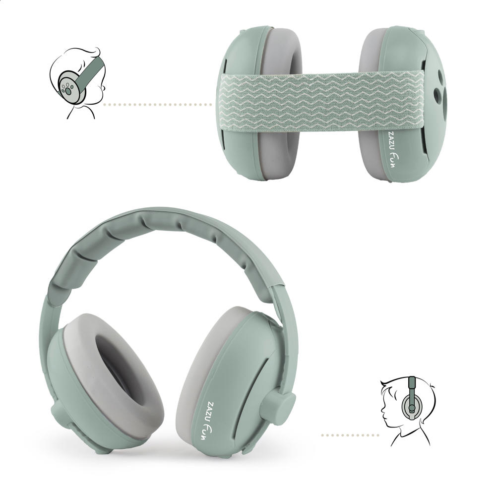 Zazu Earmufs Baby & Junior - Green