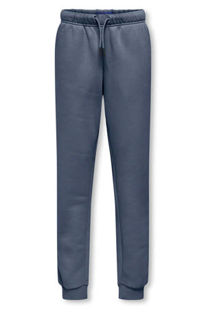 regular joggingbroek grijsblauw