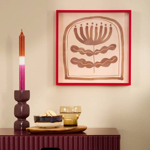 NOUS Living fotolijst Savi (30x30 cm) Rood | Fotolijst van NOUS Living afbeelding