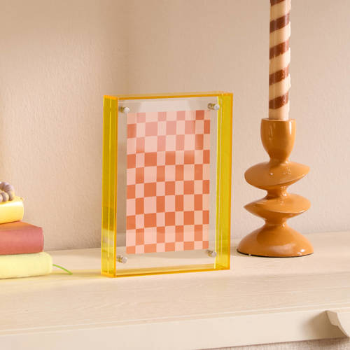 NOUS Living fotolijst Soy (10x15 cm) Geel | Fotolijst van NOUS Living afbeelding