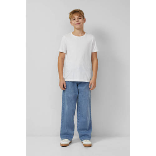 s.Oliver regular waist regular fit jeans light blue denim Blauw Jongens Katoen - maat 152 afbeelding