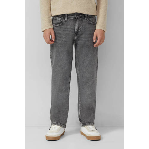 s.Oliver straight leg straight leg jeans grey denim Jongens Stretchkatoen - maat 170 afbeelding