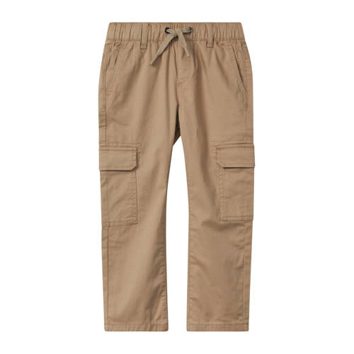 s.Oliver regular cargo broek bruin Jongens Stretchkatoen Effen - maat 140 afbeelding