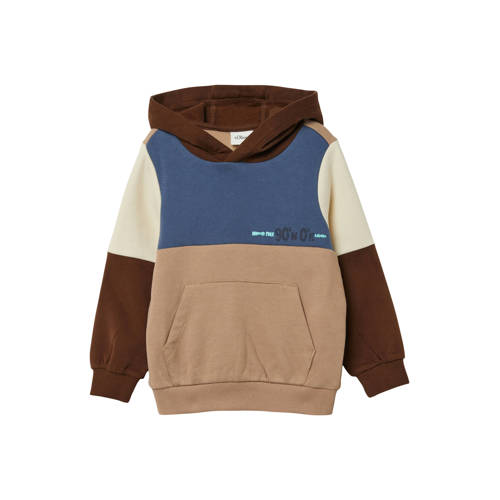 s.Oliver hoodie bruin Sweater Printopdruk - maat 128/134 afbeelding