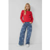 s.Oliver wide leg wide leg jeans medium blue denim