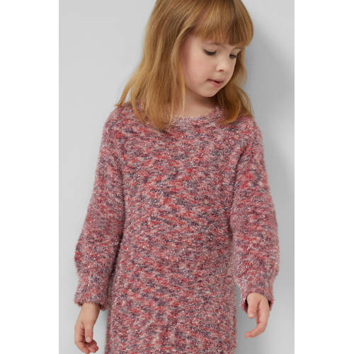 s.Oliver midi jurk multi Meisjes Polyamide Ronde hals All over print