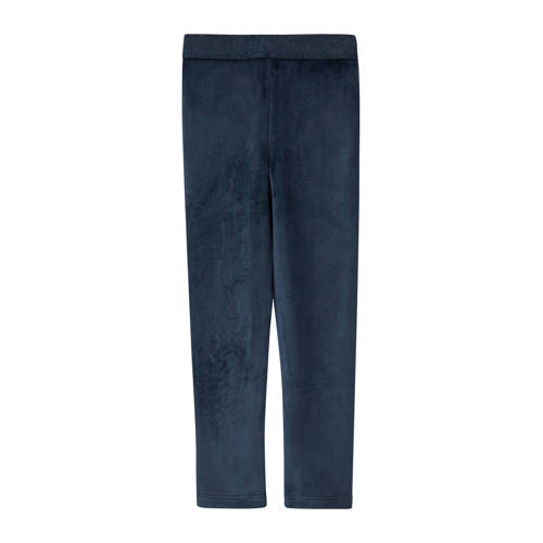 s.Oliver suede legging donkerblauw Effen - maat 128 - glitter afbeelding
