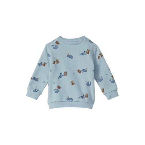 s.Oliver sweater lichtblauw All over print