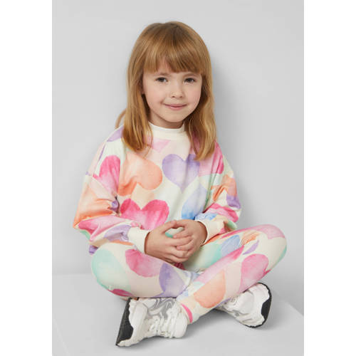 s.Oliver sweater met hartjes ecru Hartjes