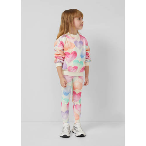 s.Oliver sweater met hartjes ecru Hartjes