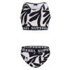 SuperRebel crop bikini Carmel wit/zwart