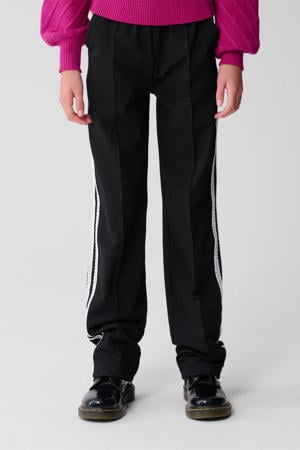 wide leg casual broek zwart