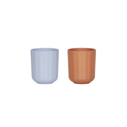 OYOY Mini drinkbeker Pullo (set van 2) Blauw | Drinkbeker van OYOY Mini afbeelding