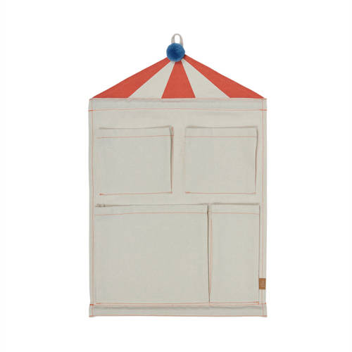OYOY Mini wandopberger Circus (60x40x1 cm) Wandhanger Rood afbeelding