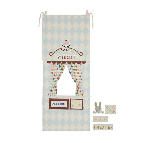 OYOY Mini deur speelkleed Theater & Circus (192x80 cm) Multi afbeelding