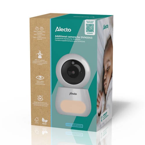Alecto DVM2043C - Extra camera voor de DVM2043 Babyfoon, wit Accessoire