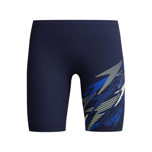 Speedo EnduraFlex jammer Medley Logo donkerblauw Zwemboxer Jongens Nylon - maat 176 afbeelding