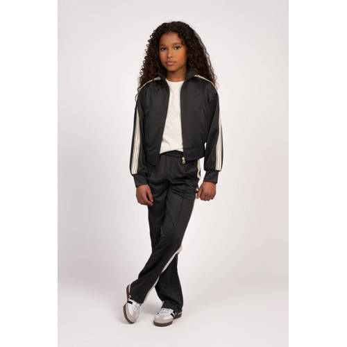NIK&NIK Straight sweatpants zwart Broek Meisjes Polyester Effen - maat 140 afbeelding