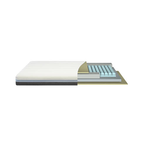 Snoozzz Ledikant matras 60 x 120 cm Premium 2-in-1 inclusief wasbare anti allergie hoes Baby matras afbeelding