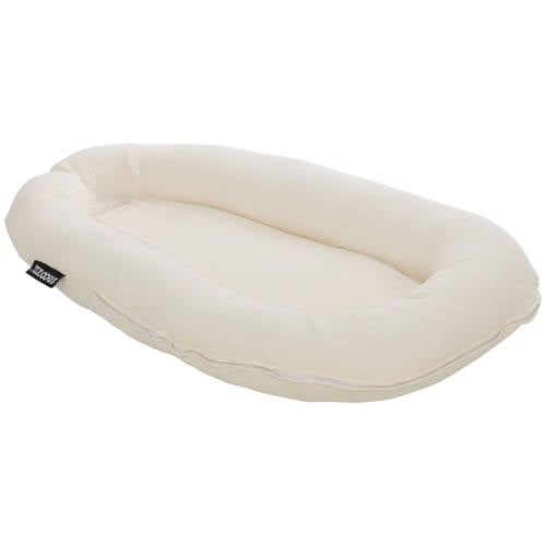 Snoozzz Babynestje met stevig matras - afneembare hoes - Hydrofiel katoen - Champagne afbeelding