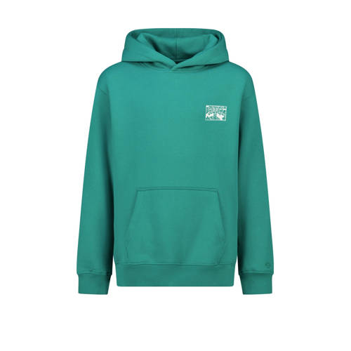 America Today hoodie met backprint groen Sweater Backprint - maat 134/140 afbeelding