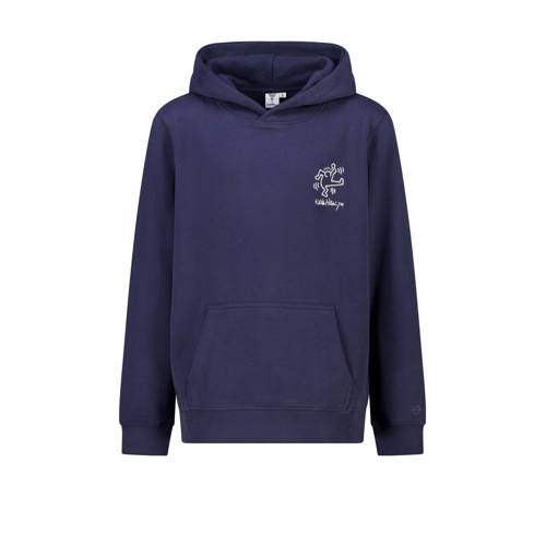 America Today hoodie met backprint blauw Sweater Backprint - maat 134/140 afbeelding
