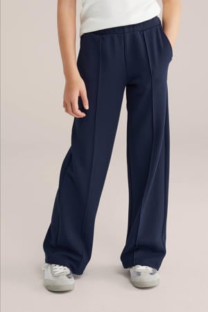 loose casual broek donkerblauw