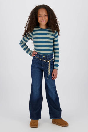 wide leg wide leg jeans dark blue denim