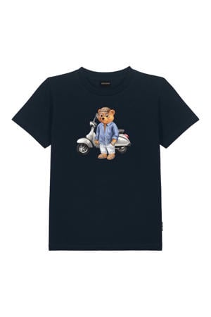 T-shirt donkerblauw