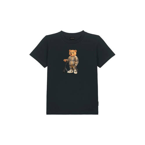 Baron Filou Honeygang T-shirt zwart Jongens Katoen Ronde hals Printopdruk - maat 170-176 afbeelding